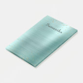 ミントガーリーグラム金ゴールドスパープルパープル紙吹雪 ポストイット (アングル)