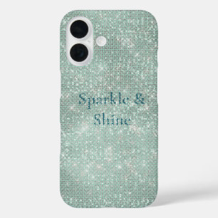 ミントガーリーグリジー輝く輝き iPhone 16ケース