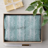 ミントガーリーグリッターグラムストライプ誕生日 薄葉紙 (ギフト)