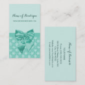 ミントガーリーグリーンレースのパタフェミニンーン 名刺 (正面/裏面)