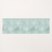 ミントガーリーホワイトレオパード印刷 ヨガマット (裏面(横))