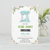 ミントキッチンシャワー招待状 招待状 (スタンド正面)
