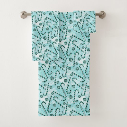 ミントキャンディーケーンクリスマスクリスマスミントキャンディーケーンクリスマ バスタオルセット (インサイチュ)