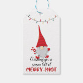 ミントギフトのラベルが満載メリーの季節を祈る ギフトタグ (正面)