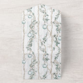 ミントクリスマスオーナメント結婚ズ オールインワン招待状 (外側)