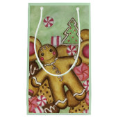 ミントクリスマスクッキー抱き枕 スモールペーパーバッグ (正面)