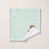 ミントクリスマスジンジャーブレッドバスタオルがギフトをセット バスタオルセット (ウォッシュタオル)