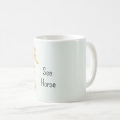 ミントクリームの海馬 コーヒーマグカップ (正面右)