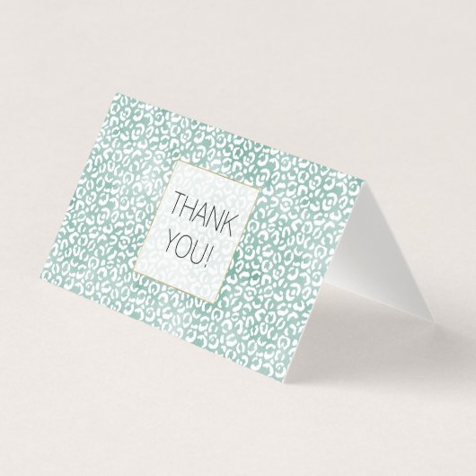 ミントグラムヒョウ印刷ありがとう (正面)