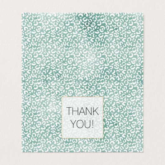 ミントグラムヒョウ印刷ありがとう (外部フラット)