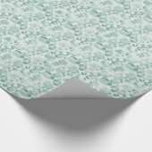 ミントグラムヒョウ印刷 ラッピングペーパー (コーナー)