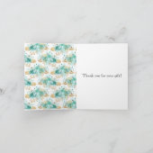 ミントグラム金ゴールドフローラありがとう サンキューカード (内部)