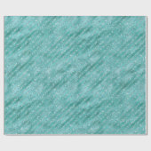 ミントグリッターストライプ ラッピングペーパー (フラット)