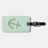 ミントグリッター航海のいかり ラゲッジタグ (正面横)