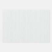 ミントグリーベビーその冷たい外の冬のベビーシャワー ラッピングペーパーシート (正面3)