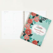 ミントグリーンとサンゴビーチ結婚式 プランナー手帳 (ディスプレー)