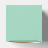 ミントグリーンとホワイトレースカスタムのビーフボックス フェイバーボックス (上部)