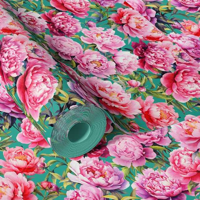 ミントグリーンの壮大な愛の牡丹 壁紙 (クリエイターアップロード済み)