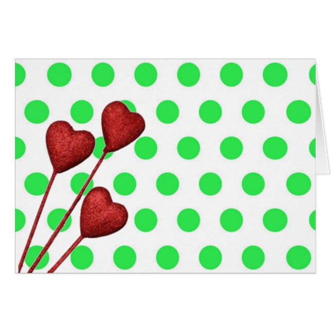 ミントグリーンの水玉模様 (正面横)