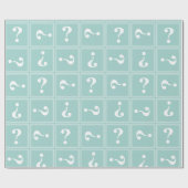 ミントグリーンの謎 ラッピングペーパー (フラット)