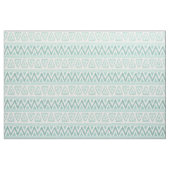 ミントグリーンの部族幾何学模様 ファブリック (ヤード)