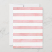 ミントグリーンアイススクリームコーンの子供の誕生日パーティー 招待状 (裏面)