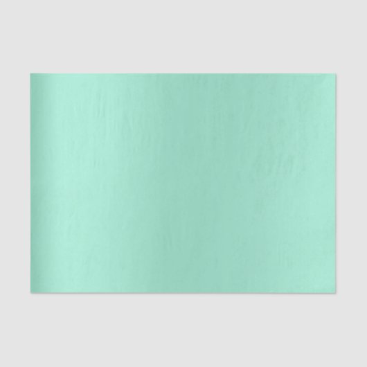 ミントグリーンアクアティファニーメタリック 薄葉紙 (正面)