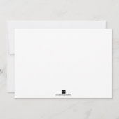 ミントグリーンアンティークグランジモノグラム結婚式の招待 招待状 (裏面)