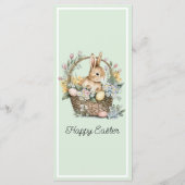 ミントグリーンイースターバニー メニュー (裏面)