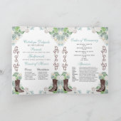 ミントグリーンウエスタンチャロキンセニェラプログラム 招待状 (内部)