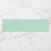 ミントグリーンウォーターボトルラベル ペットボトルラベル (シングルラベル)