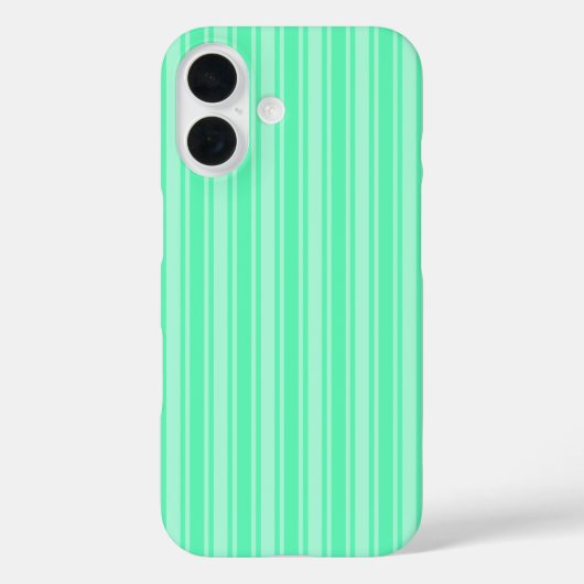 ミントグリーンキャンディストライプー Case-Mate iPhoneケース (裏面)
