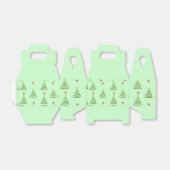 ミントグリーンクリスマスツリー フェイバーボックス (折り畳みなし)
