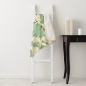 ミントグリーンクリーム金ゴールド牛革 シェルパブランケット (インサイチュ)