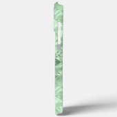 ミントグリーングリッターメタリックシックエレガント Case-Mate iPhoneケース (裏面 / 左)