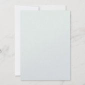 ミントグリーンコーラルピンクヴィンテージウエディング招待状 招待状 (裏面)