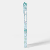 ミントグリーンサイケデリックモノグラム Case-Mate iPhoneケース (裏面 / 左)