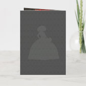 ミントグリーンシャーロシルエットキンセアニェラ 招待状 (裏面)