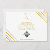 ミントグリーンシンプルフォトギャラリーQRコード セーブザデート (裏面)