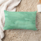 ミントグリーンシーテクスチャピロー ランバークッション (ブランケット)