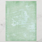 ミントグリーンスクラップグランジブック紙 (正面)