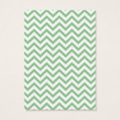 ミントグリーンスターフィッシュ5x5ブライダルシャワービンゴカード (裏面)