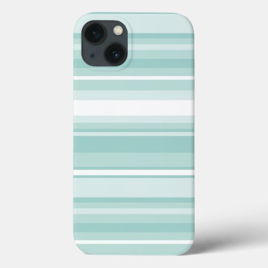 ミントグリーンストライプのケース – メイトiPhoneケース Case-Mate iPhoneケース (裏面)