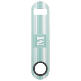 ミントグリーンストライプ スピード栓抜き