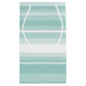 ミントグリーンストライプ スモールペーパーバッグ (裏面)