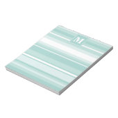 ミントグリーンストライプ ノートパッド (回転)