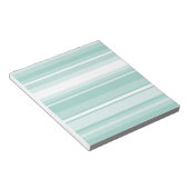ミントグリーンストライプ ノートパッド (アングル)