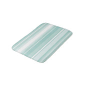 ミントグリーンストライプ バスマット (アングル)