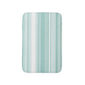 ミントグリーンストライプ バスマット (正面縦)