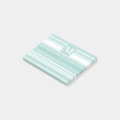 ミントグリーンストライプ ポストイット (アングル)